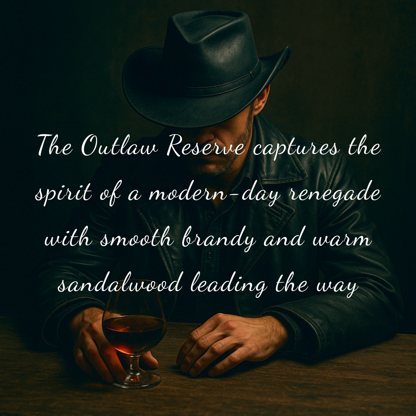 Outlaw Reserve - Rugged Leather, Smoldering Woods & Smooth Brandy | Hand Poured Candle