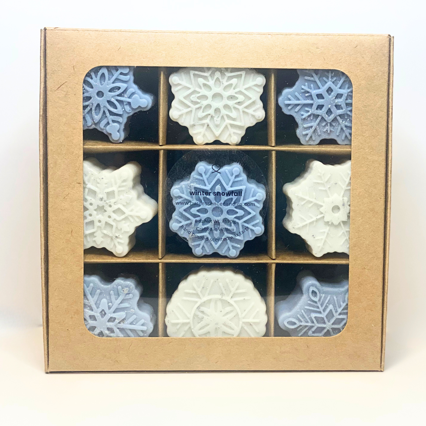 Winter Snow - Snowflake Tart Gift Box 9oz