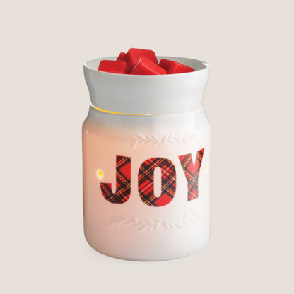 Christmas "JOY" Illumination Wax Warmer
