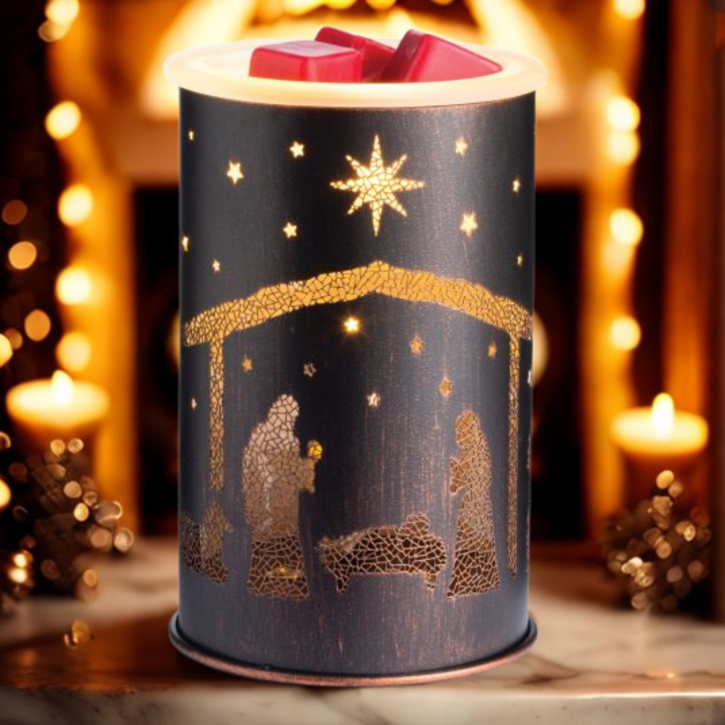 Christmas Nativity Illumination Wax Warmer