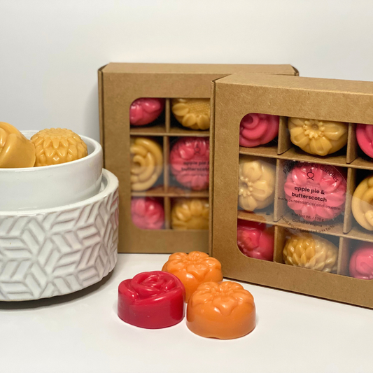 Wax Tart Gift Box 6 oz - Two Fragrances, Three Ways to Enjoy