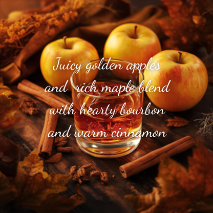 Golden Apple Bourbon - Juicy Apples & Smooth Bourbon | Hand Poured Candle
