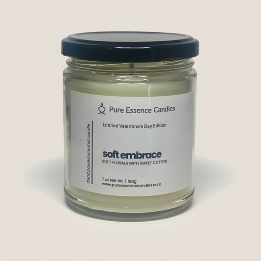 Soft Embrace - Soft Florals with Sweet Cotton | Hand Poured Candle