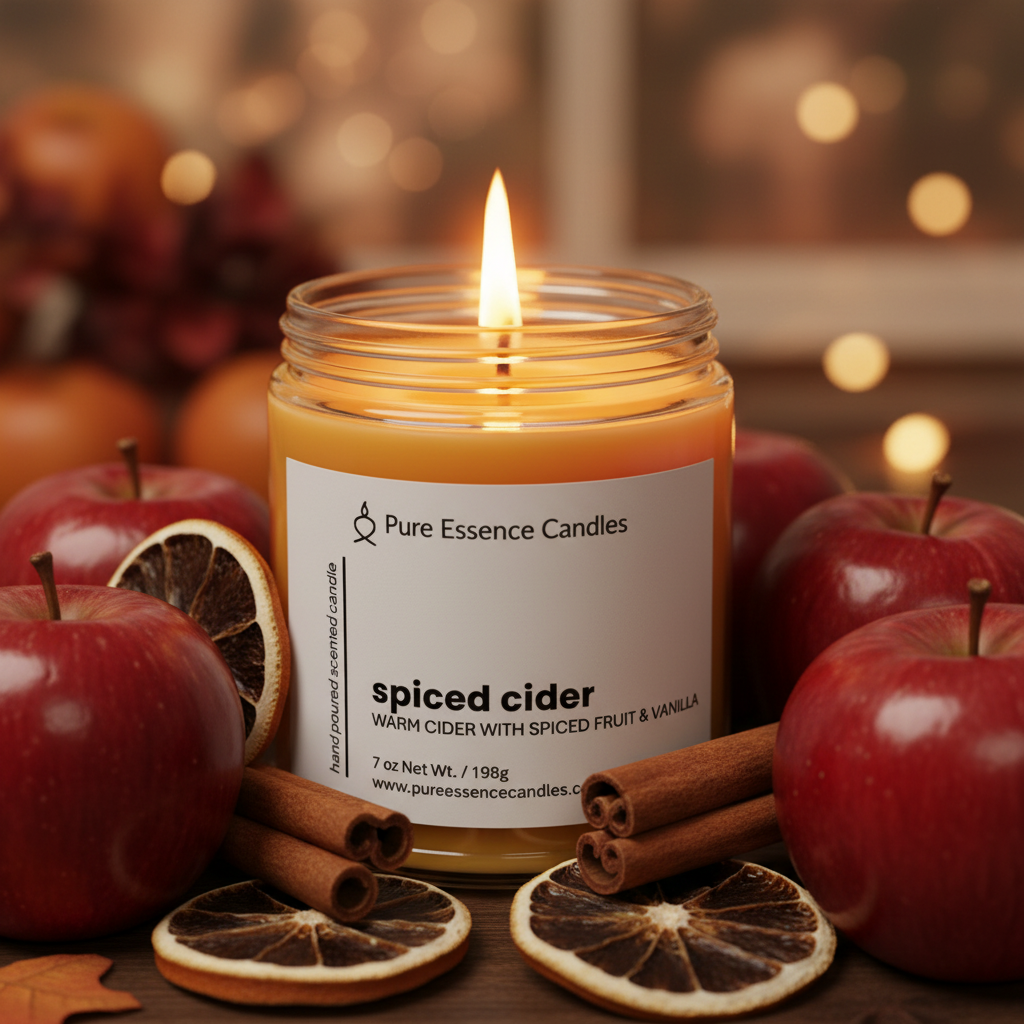 Spiced Cider - Warm Cider with Spiced Fruit & Vanilla | Hand Poured Candle