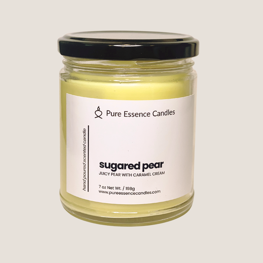 Sugared Pear - Juicy Pear with Caramel Cream | Hand Poured Candle